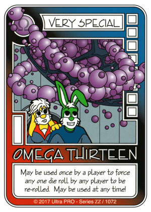 Killer Bunnies and the Conquest of the Magic Carrot: Omega Thirteen Promo Card cover art