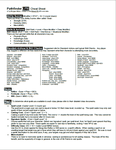 RPG Item: PathfinderLITE Cheat Sheet