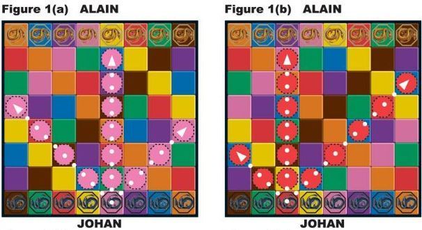 Pictorial Illustration of Basic Game-play: Example moves of the new ...