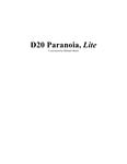 RPG Item: D20 Paranoia lite