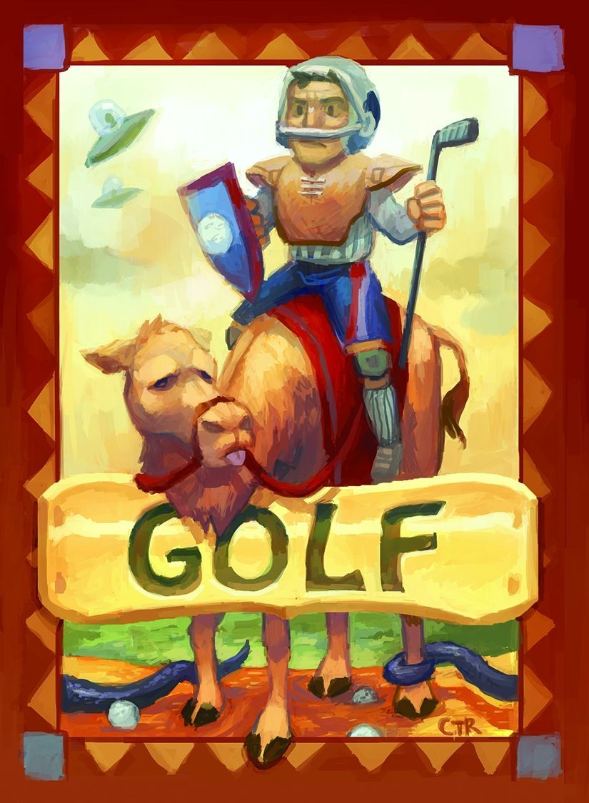 Golf: A game of Mathing through Hazards box art