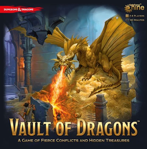 D&D Vault of Dragons Board GameA Game of Conflict and Hidden Treasures AA9