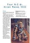Issue: EONS #119 - Four N.E.W. Alien Races VIII