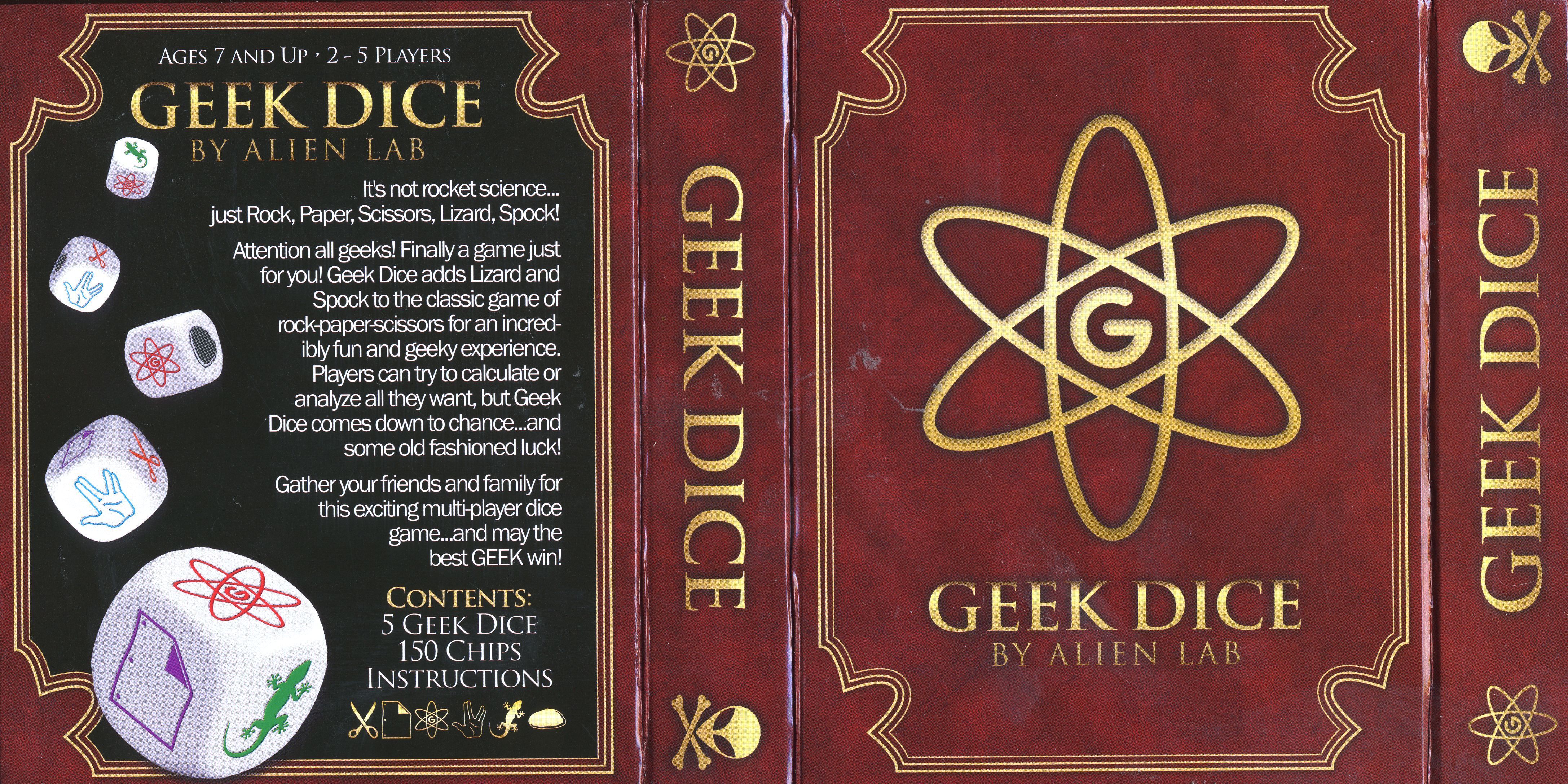 Boîte du jeu Geek Dice