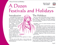 RPG Item: A Dozen Festivals and Holidays