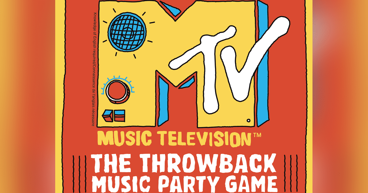 MTV Game The Throwback Music Party Game Big Potato Games Party Quiz Board  Game