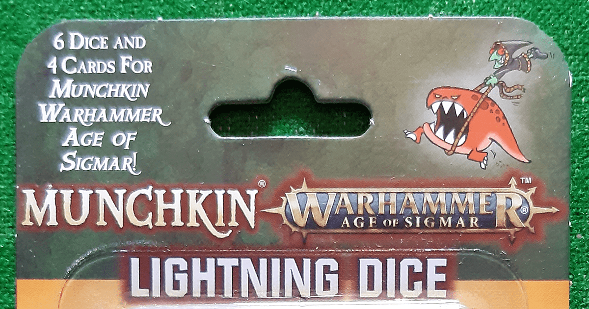 Munchkin Warhammer Age of Sigmar: Lightning Dice, Board Game