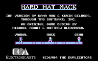 Video Game: Hard Hat Mack