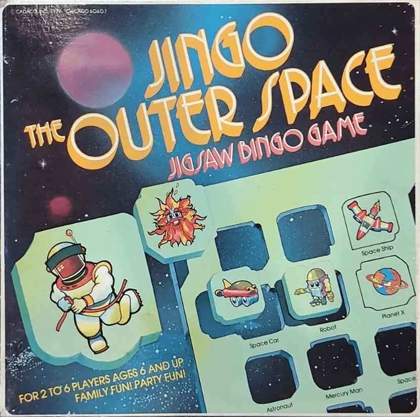 Jingo The Outer Space Jigsaw Bingo Game
