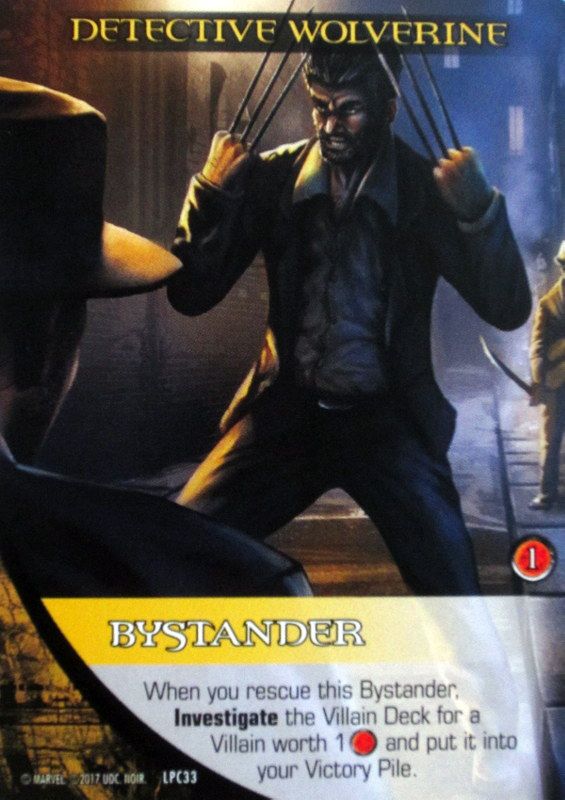Legendary: A Marvel Deck Building Game – Promo Card Detective Wolverine Bystander