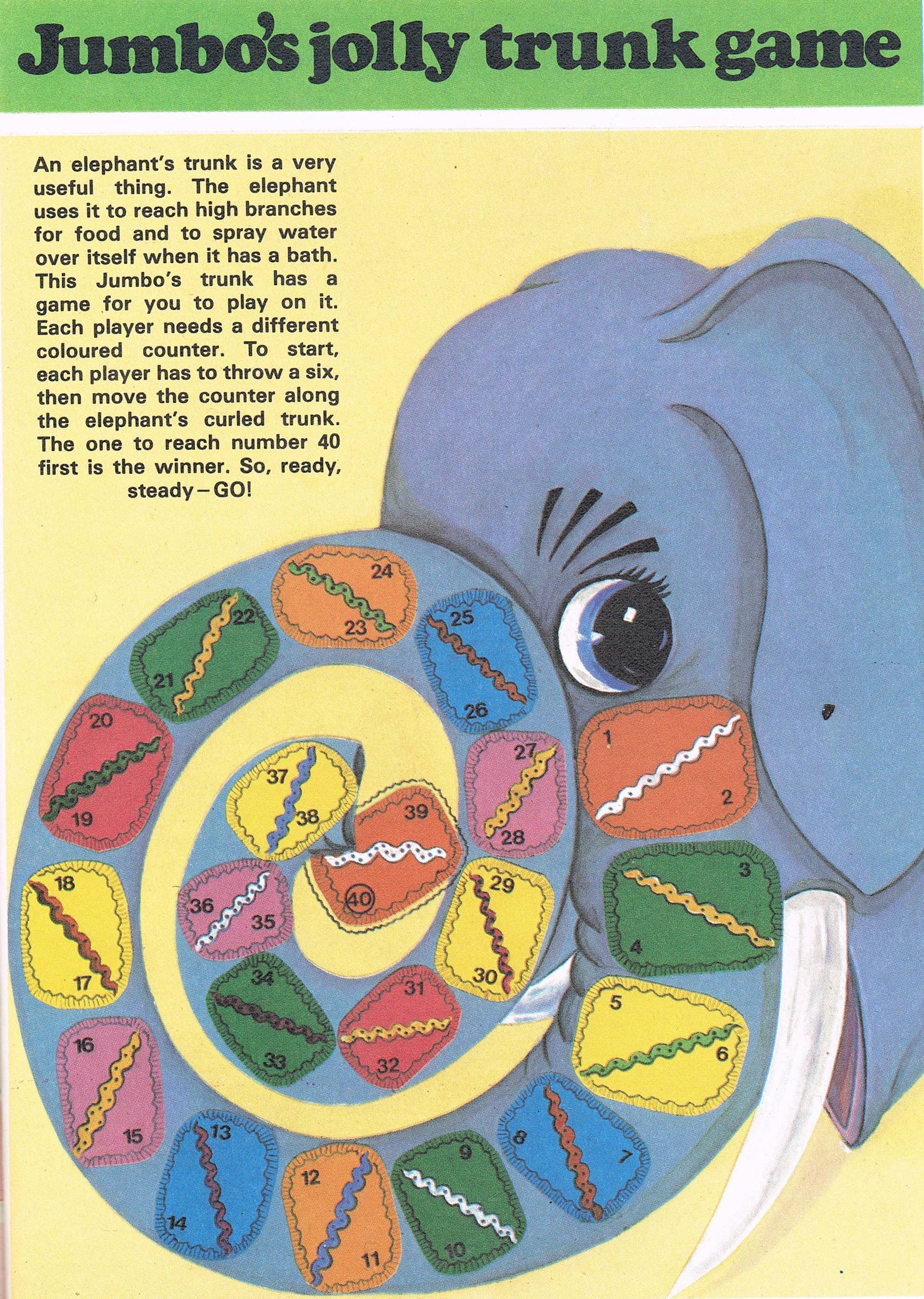 Jumbo's Jolly Trunk Game
