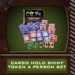 Firefly: The Game – Cargo Hold Shiny 4 Player Token Set