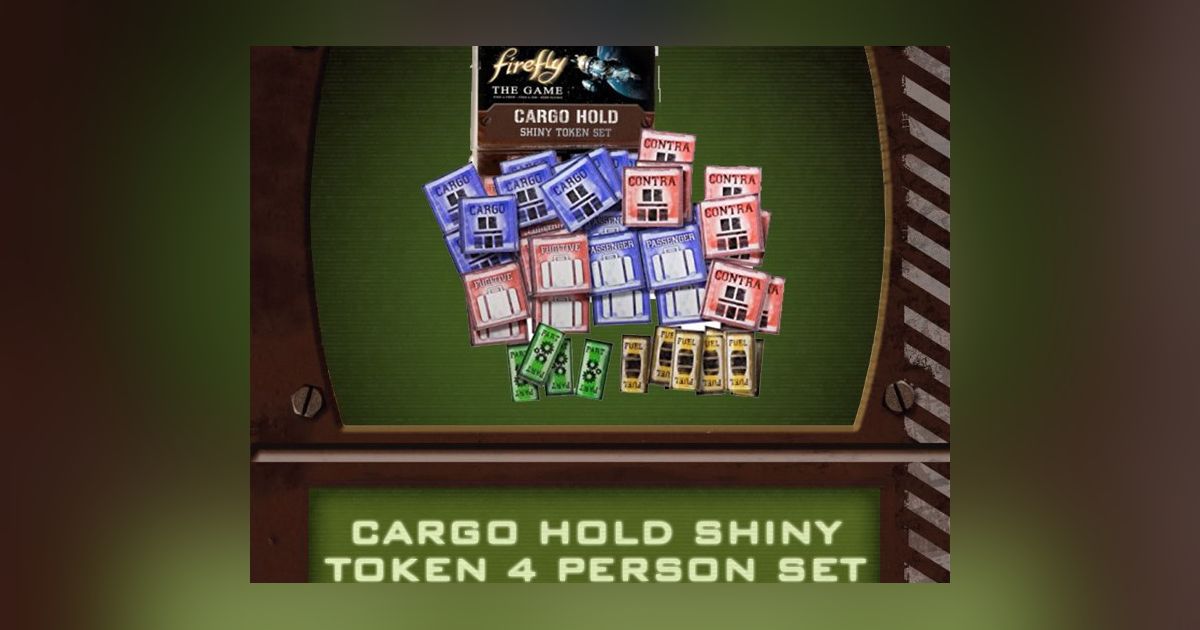 Firefly: The Game – Cargo Hold Shiny 4 Player Token Set | Board Game ...