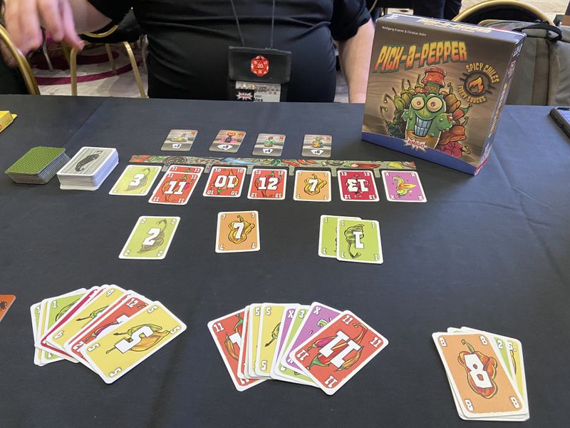 Pick-a-Pepper, AMIGO, 2023 — mock-up at GAMA Expo 2023