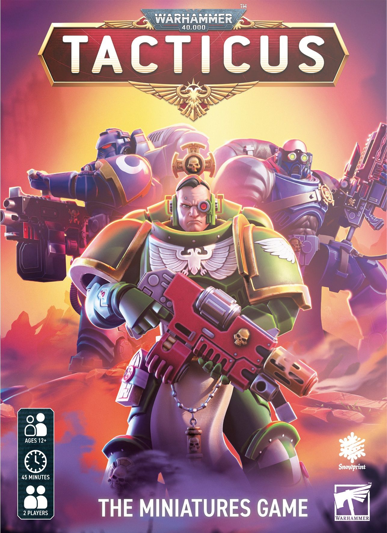 Cover art for Warhammer 40,000: Tacticus – The Miniatures Game