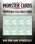 RPG Item: Monster Cards