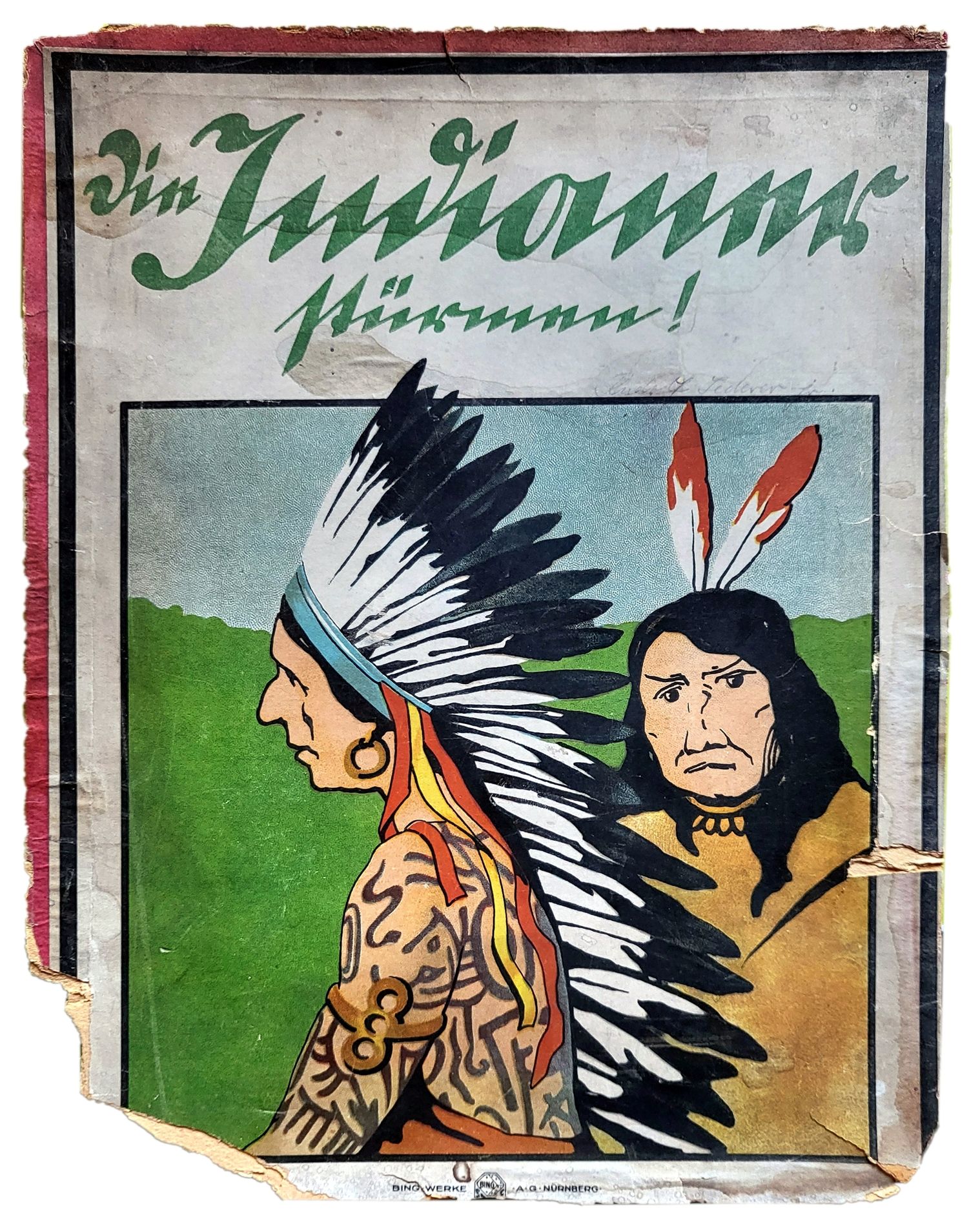 Cover art for Die Indianer stürmen!