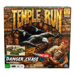 Temple Run Board Game Danger Chase Electronic Idol Spin Master Evil Monkey  X-mas