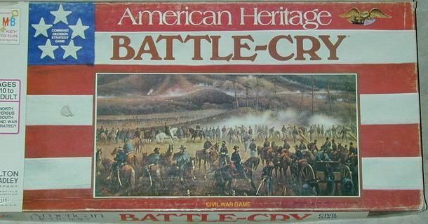 Battle Cry Milton Bradley American Heritage Vintage Board Game Civil War  #29