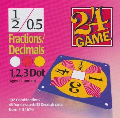 Coperta 24 Game: Fractions/Decimals