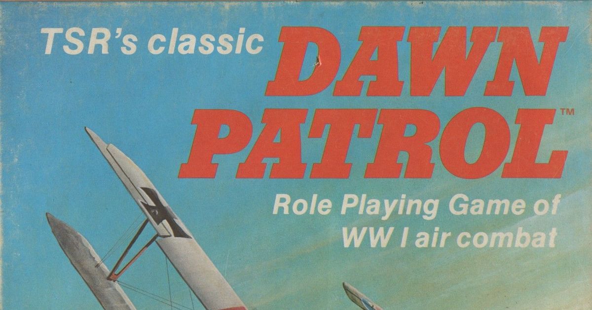Dawn Patrol: Role Playing Game of WW I Air Combat | Board Game 