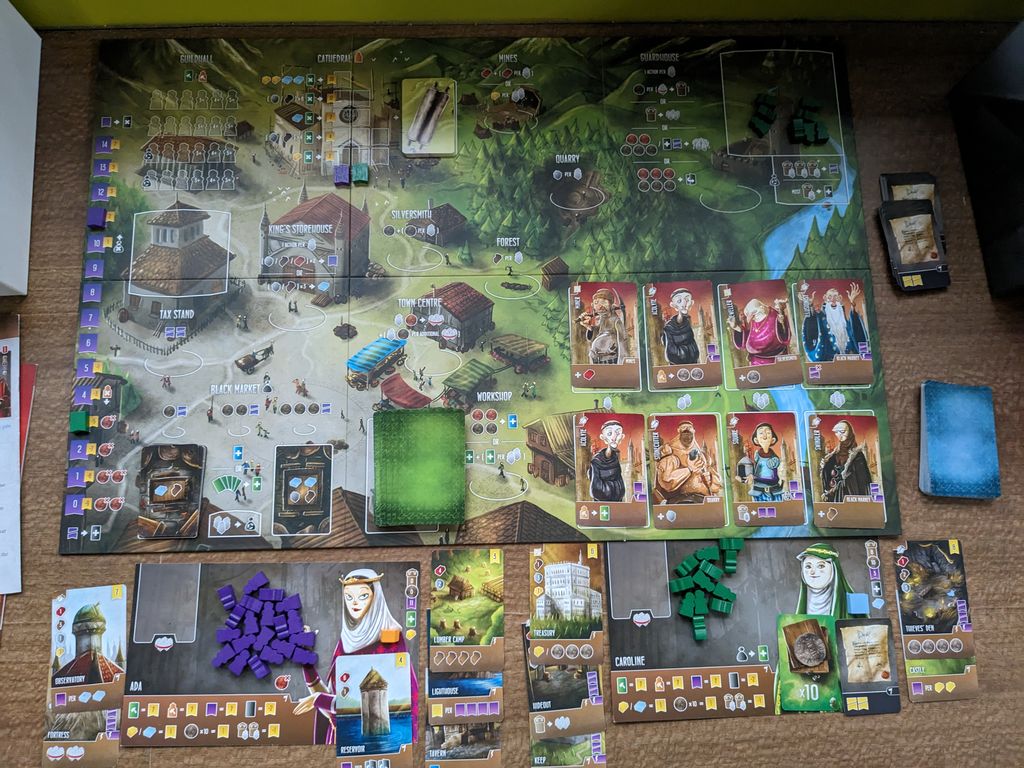 TwoHanded Game Ada versus Caroline Architects of the West Kingdom