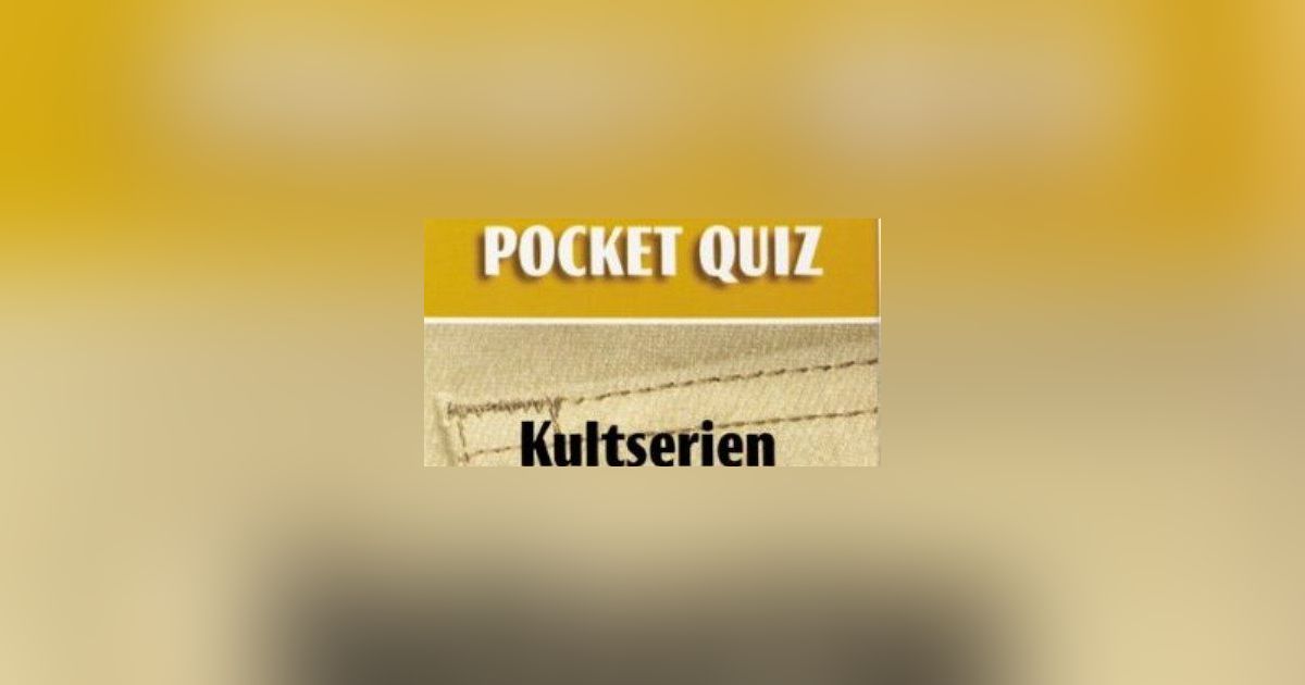 Pocket Quiz Kultserien Board Game BoardGameGeek