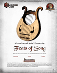 RPG Item: Feats of Song