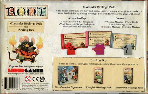 Giochi In Pelle Radice: Marauder Hireling Pack & Hireling Box – Nuovi, Leder Games