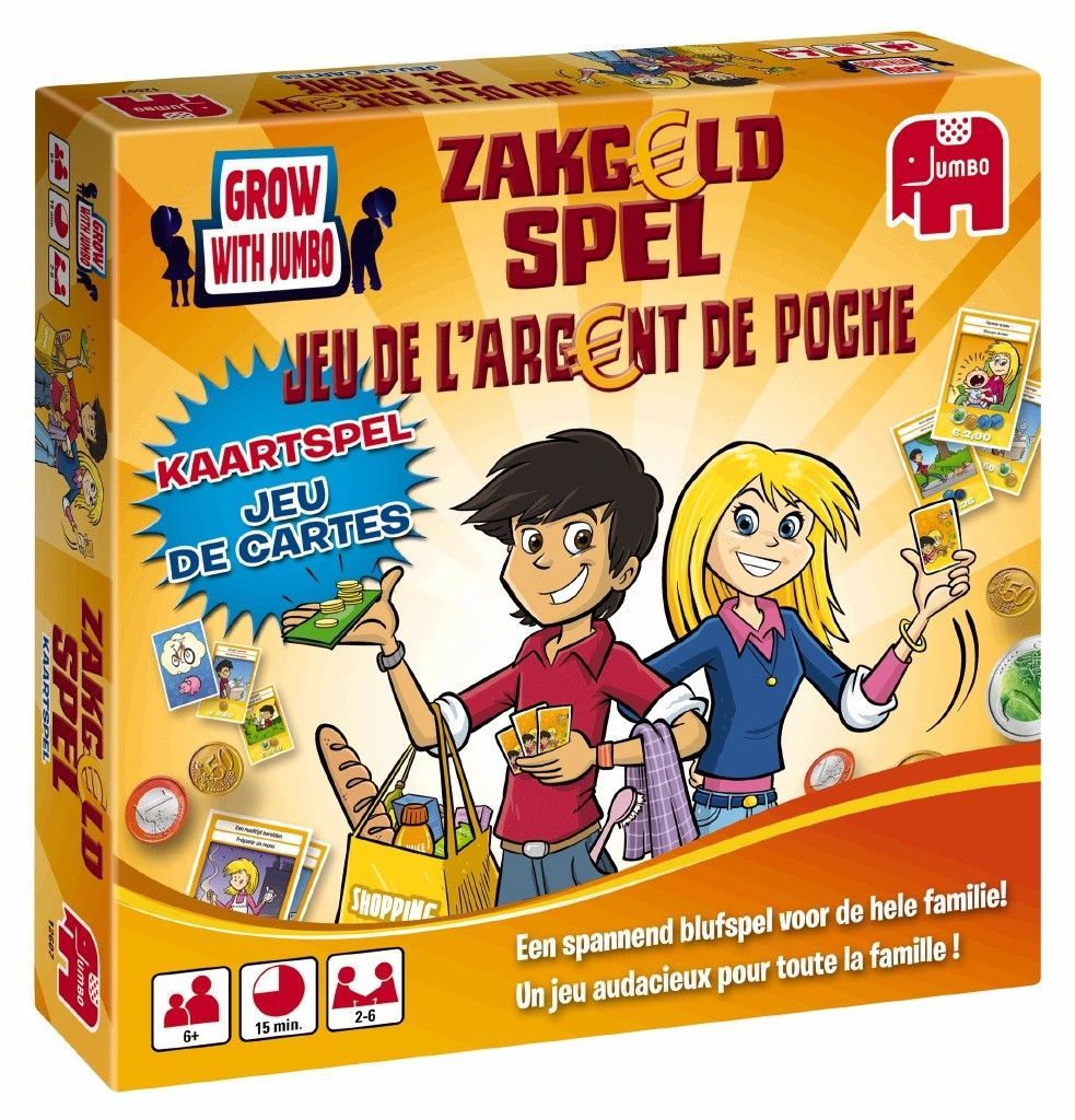 Zakgeldspel: Kaartspel doboz