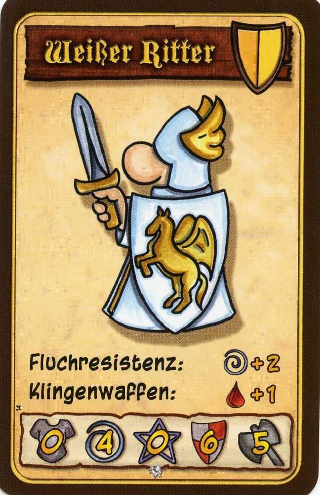 Kleine Helden promo card "Weißer Ritter" cover art