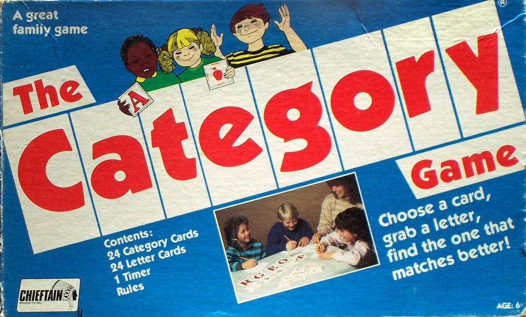 The Category Game Board Game Boardgamegeek