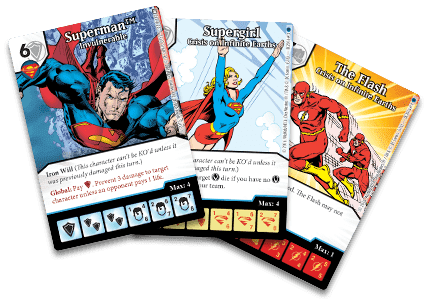 DC Comics Justice League Dice Masters Single Card+Die 