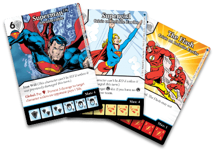 DC Comics Dice Masters: Crisis on Infinite Earths Promo Cards