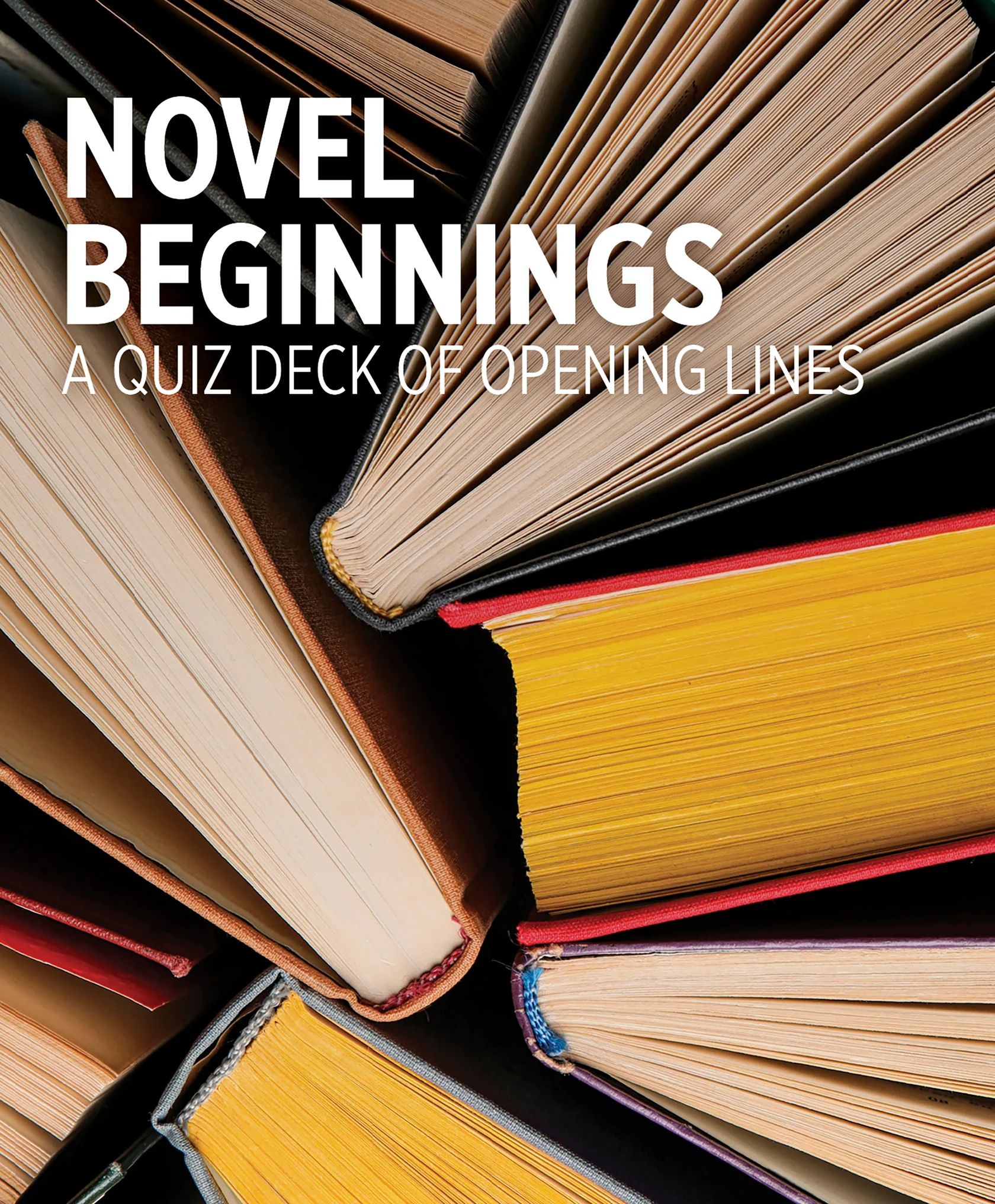 Cover art for Novel Beginnings: A Quiz Deck of Opening Lines