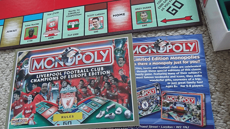 Monopoly: Liverpool Football Club Champions Of Europe