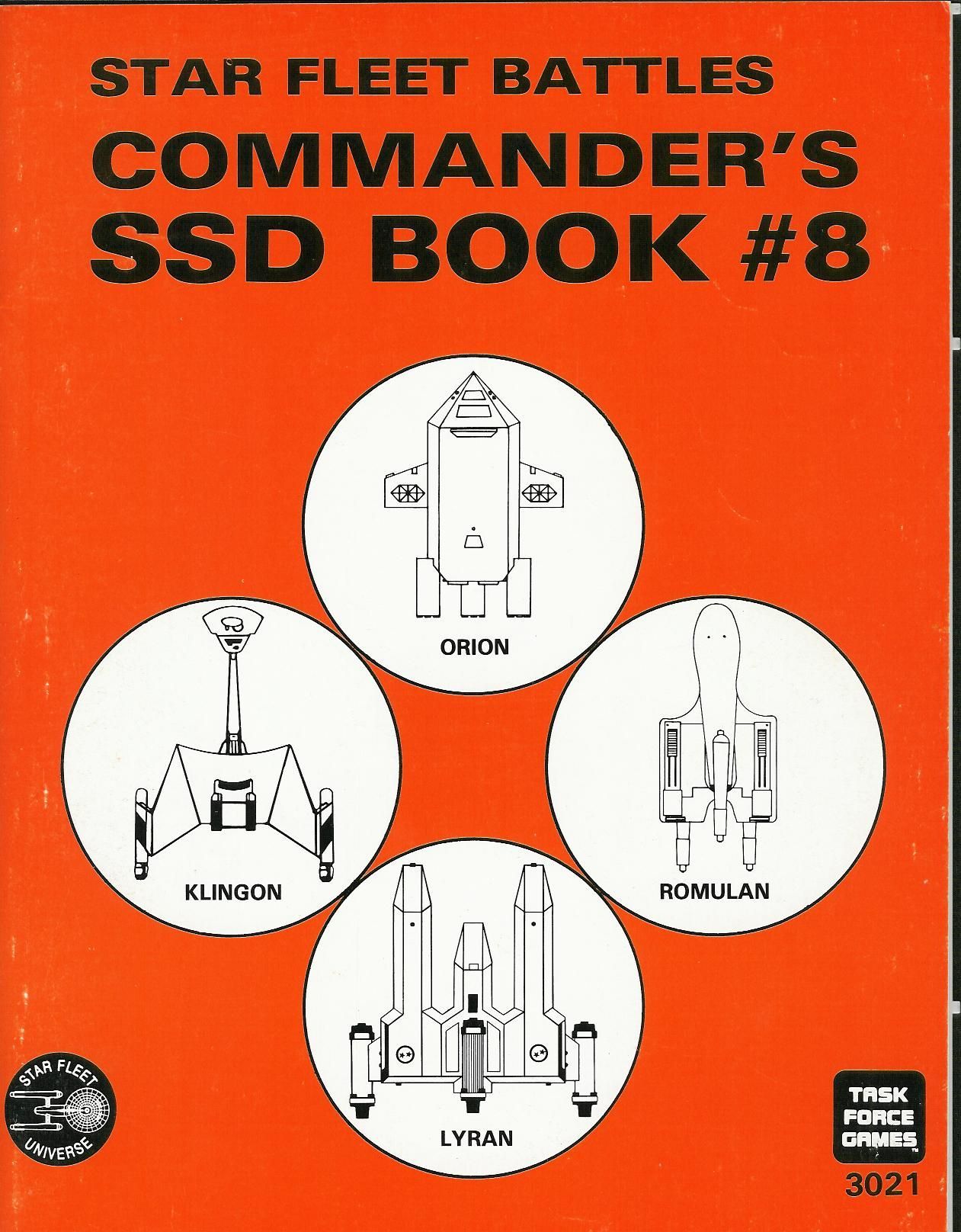 Star Fleet Battles: Commander's SSD Book #8