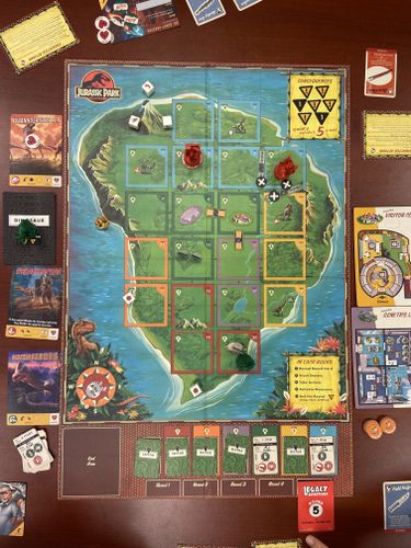 Board Game: Jurassic World: The Legacy of Isla Nublar