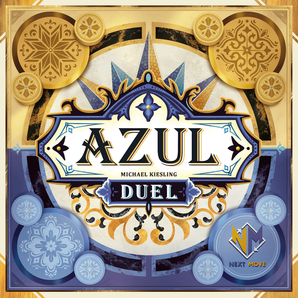 Azul Duel, Next Move Games, 2025 — front cover (image provided by the publisher)