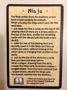 Sake & Samurai: Ninja Cards