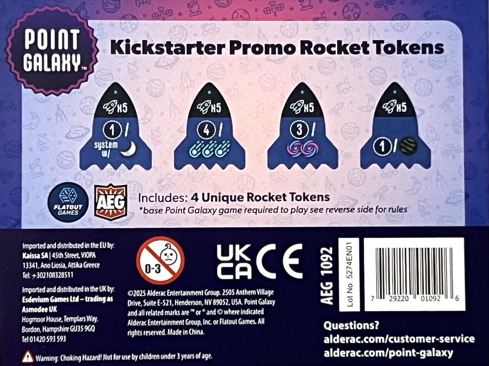 Point Galaxy: Rocket Tokens Mini-Expansion