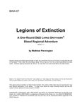 RPG Item: BIS4-07: Legions of Extinction