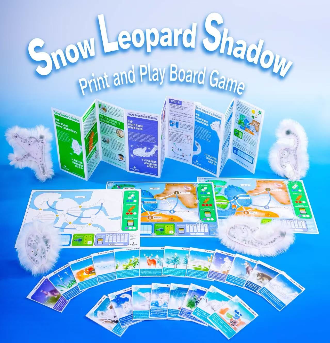 Coperta Snow Leopard Shadow