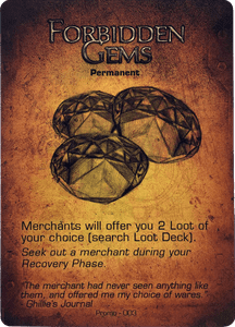 Too Many Bones: Forbidden Gems Promo Card