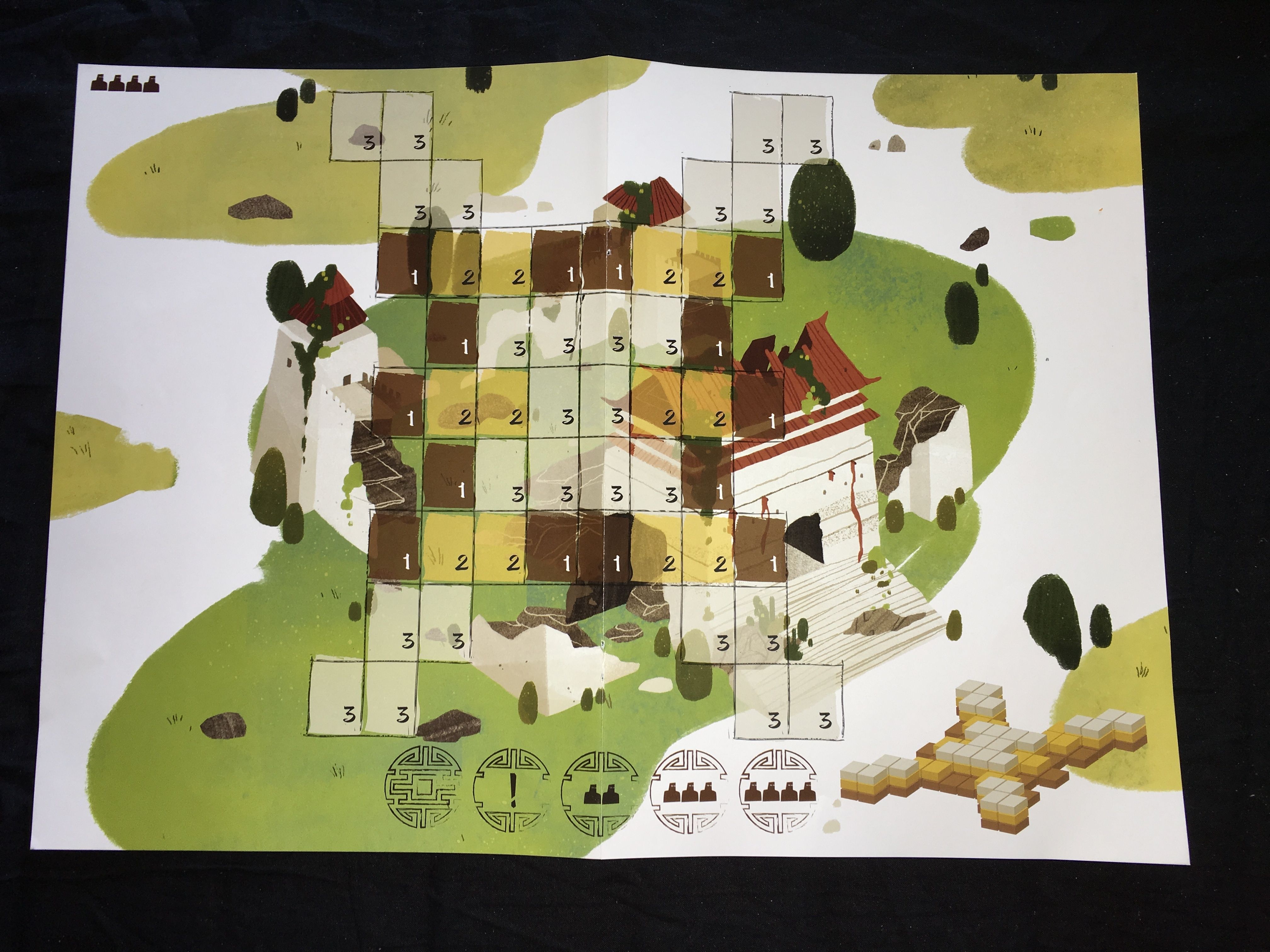 Dragon Castle: Spielbox 02/18 Promo Boards