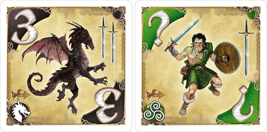 Shadows over Camelot: The Card Game, Days of Wonder, 2012 – two sample quest cards (image provided by the publisher)