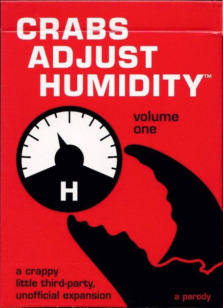 3 Crabs Adjust Humidity Volume 2 4 and 5 Cards Against Humanity Parody 