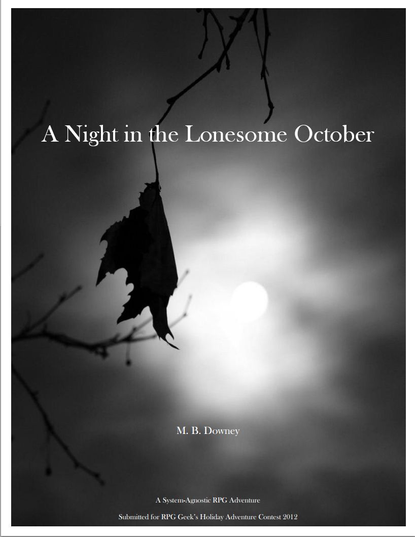 A Night in the Lonesome October box art
