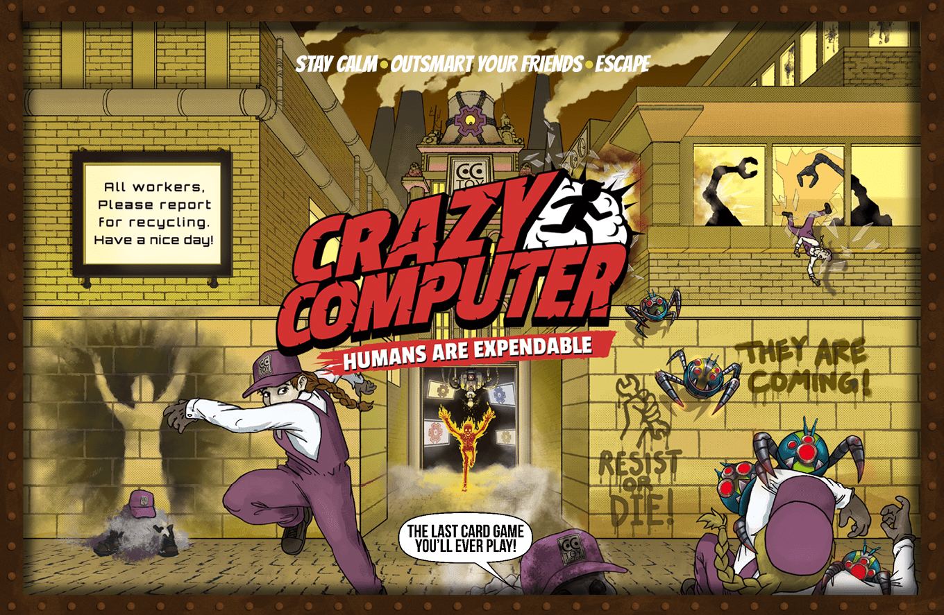 Cover art for Crazy Computer: Humans are expendable