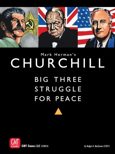 Mark Herman’s “Churchill” – Game Package Design & Logo – Rodger B. MacGowan Cover Art